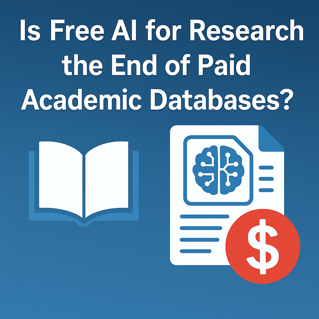 Is Free AI for Research the End of Paid Academic Databases?